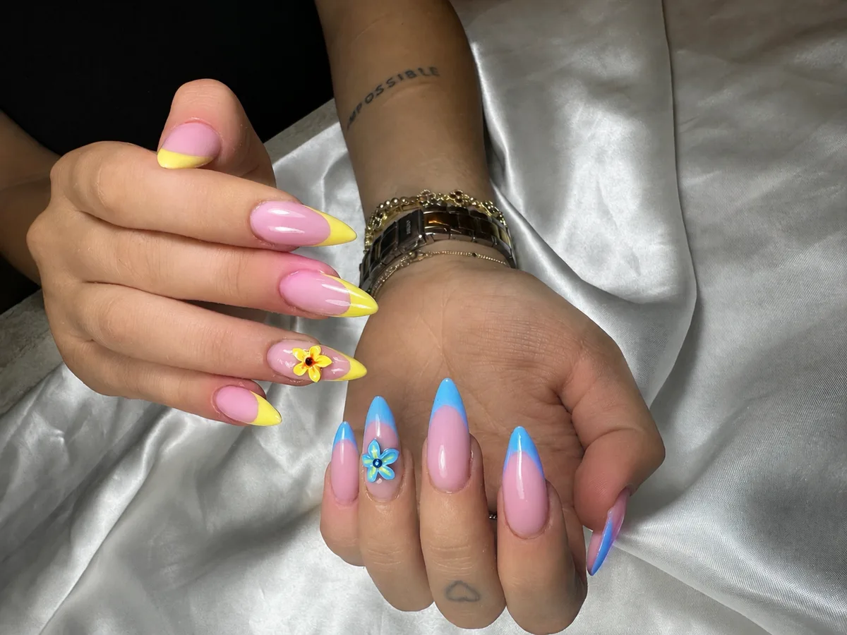 Gel nail extensions nail art Alanya